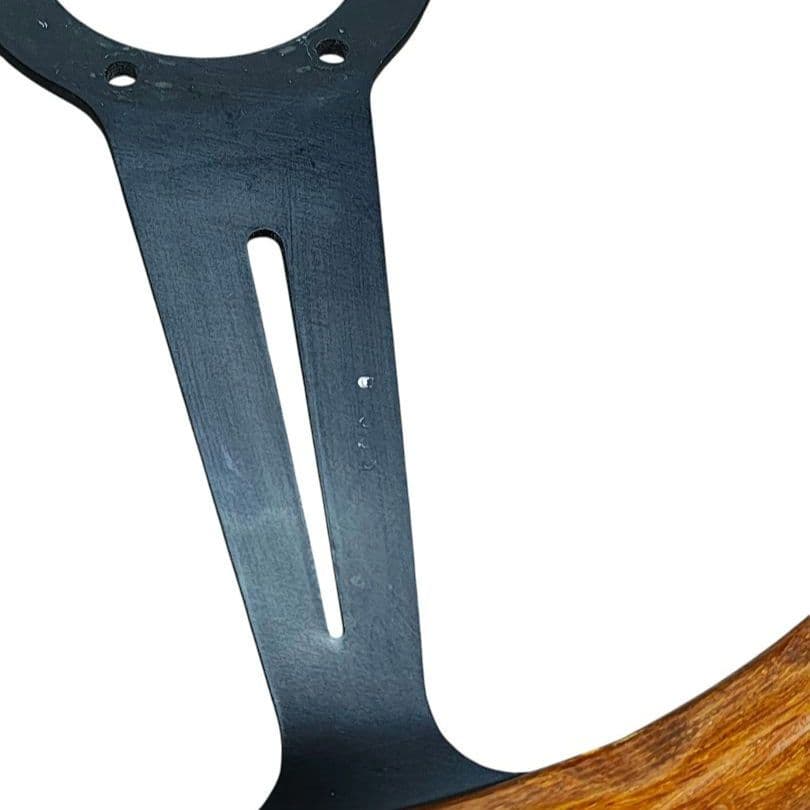 ★廃盤希少★ナルディ クラシックウッドステアリング ブラックスポーク　36.5Φ