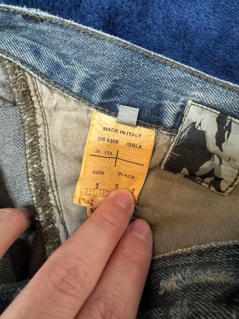 リックオウエンスダークシャドウ アーカイブ バナナカットデニム