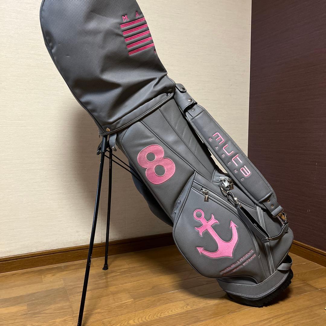 ムータマリンゴルフ　キャディーバッグ 楽天市場】muta marine ムータ ゴルフバッグ 8.5インチパンチング合皮