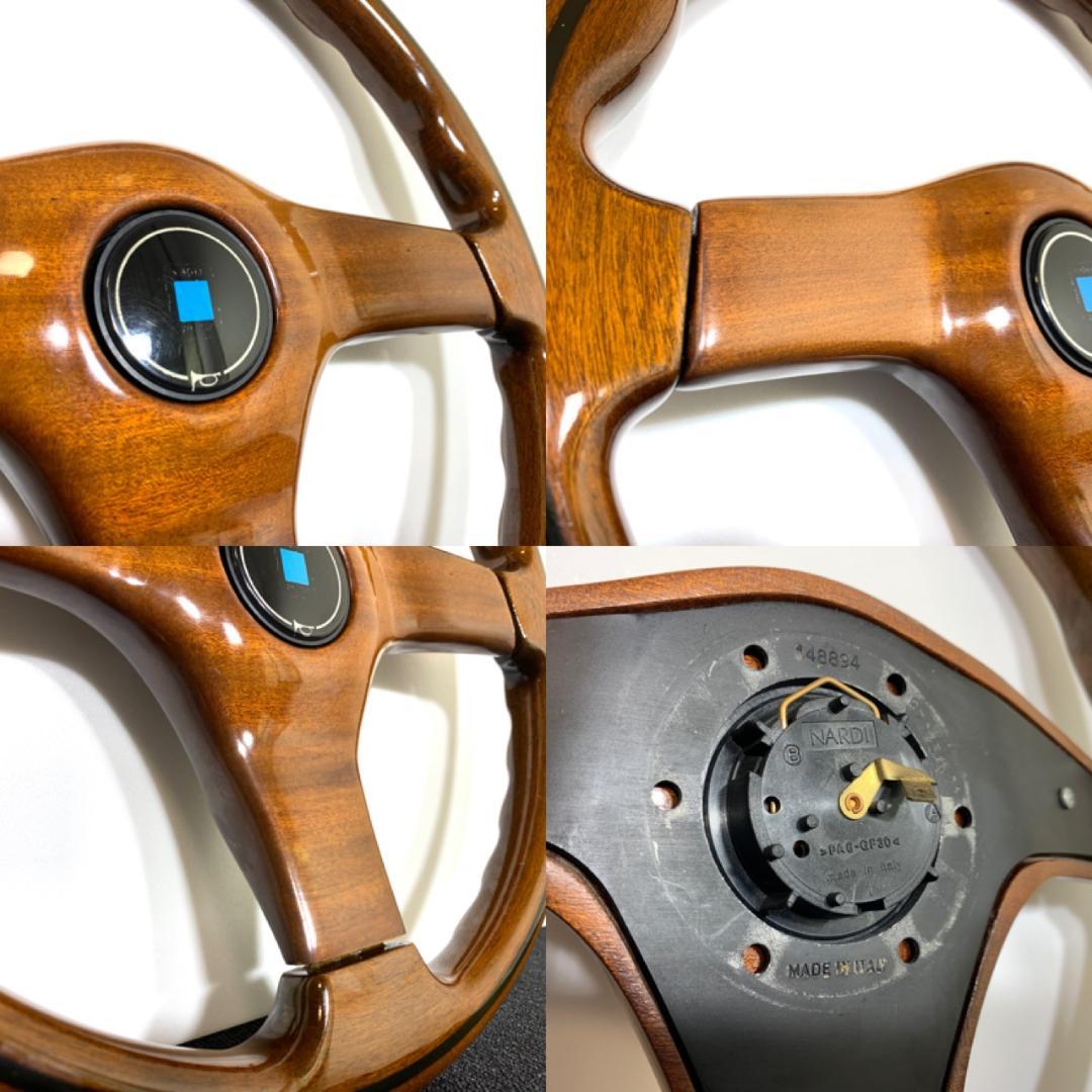 ナルディ ガラ3 タイプ3 マホガニー ホーンボタン付 本物 希少 美品