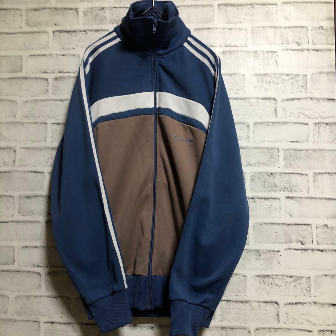 美品⭐️80s adidas ブラウントラックジャケット S 西野七瀬着用 刺繍