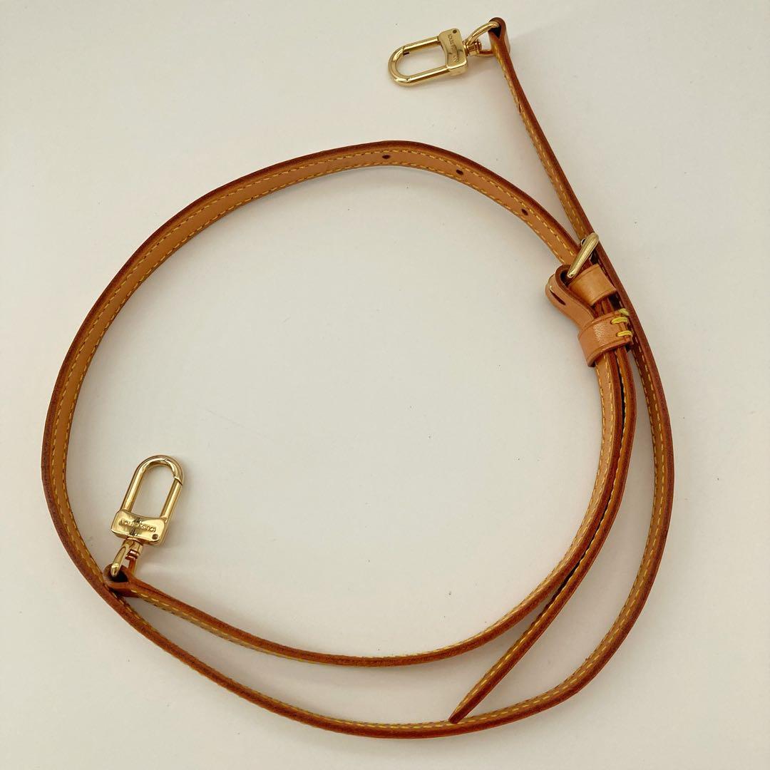 美品 ルイヴィトン ショルダーストラップ ヌメ革 1.5cm×113cm ベルト