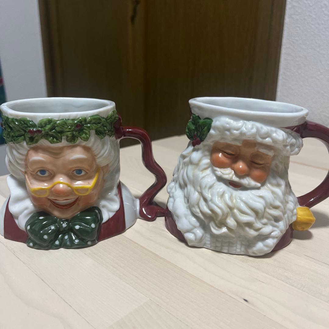 possible dreams サンタとミセスサンタのマグカップセット Amazon.com: Department 56 Possible Dreams Christmas Traditions