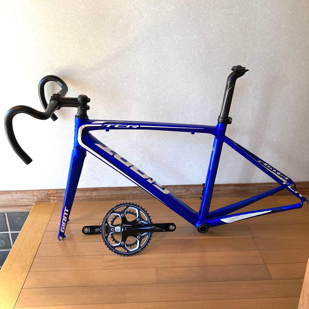GIANT TCR0 フレームセット Sサイズ クランク ハンドル ステムセット GIANT TCR0 フレームセット Sサイズ クランク ハンドル ステムセット