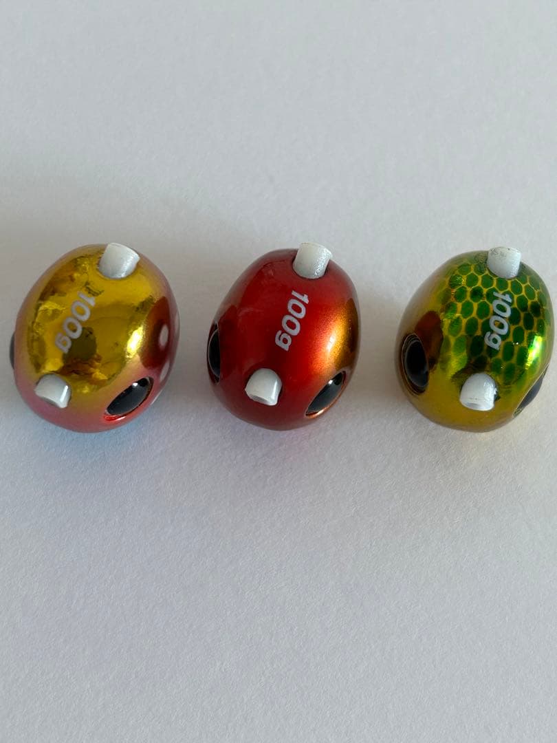 100g3個 夜光グロータイラバ 鯛ラバヘッド タングステン ネクタイ 送料無料