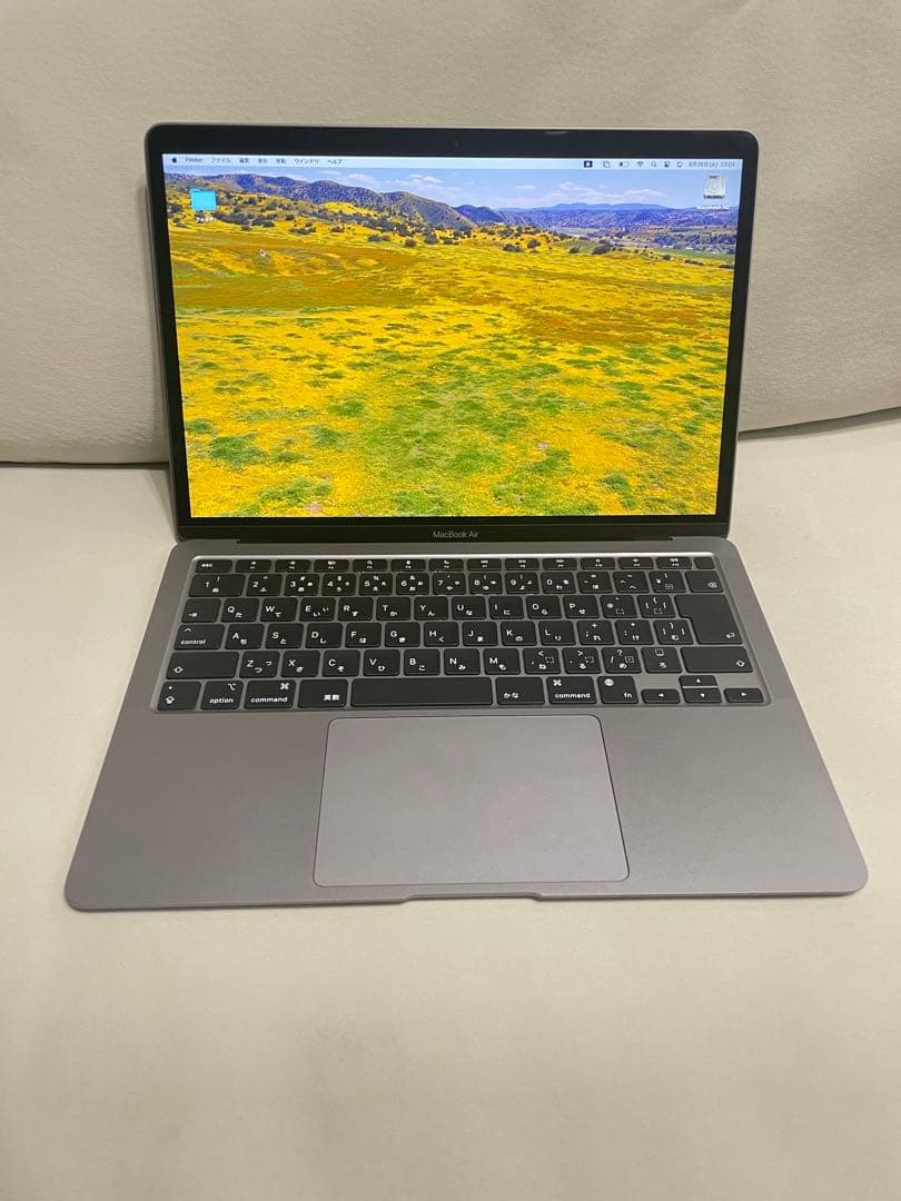 Apple MacBookAir M1 13インチ 99%バッテリ美品液晶線有