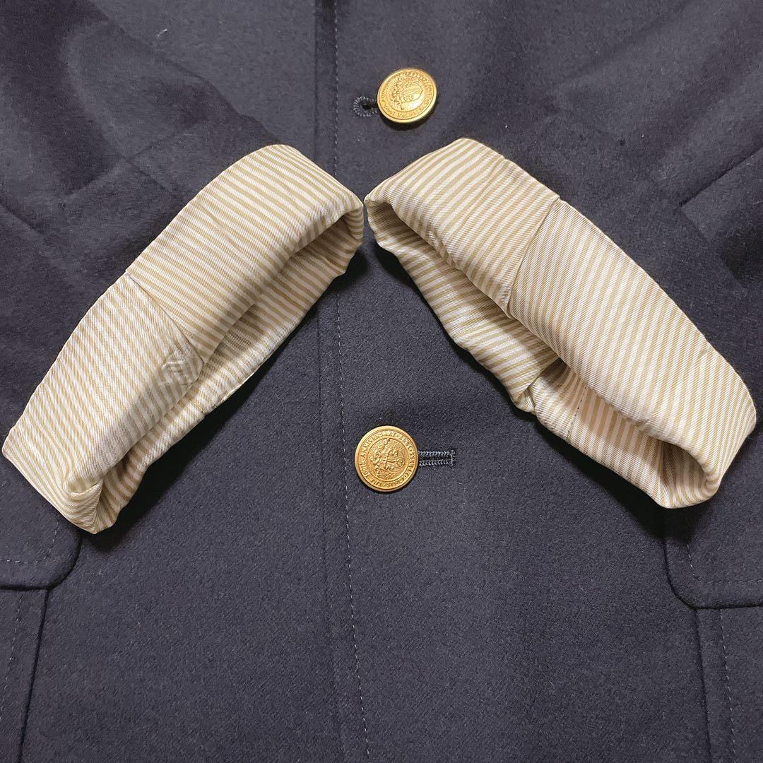 未使用級☆ジェイプレス 100thアニバーサリ 紺ブレ 金ボタン 段返L(624