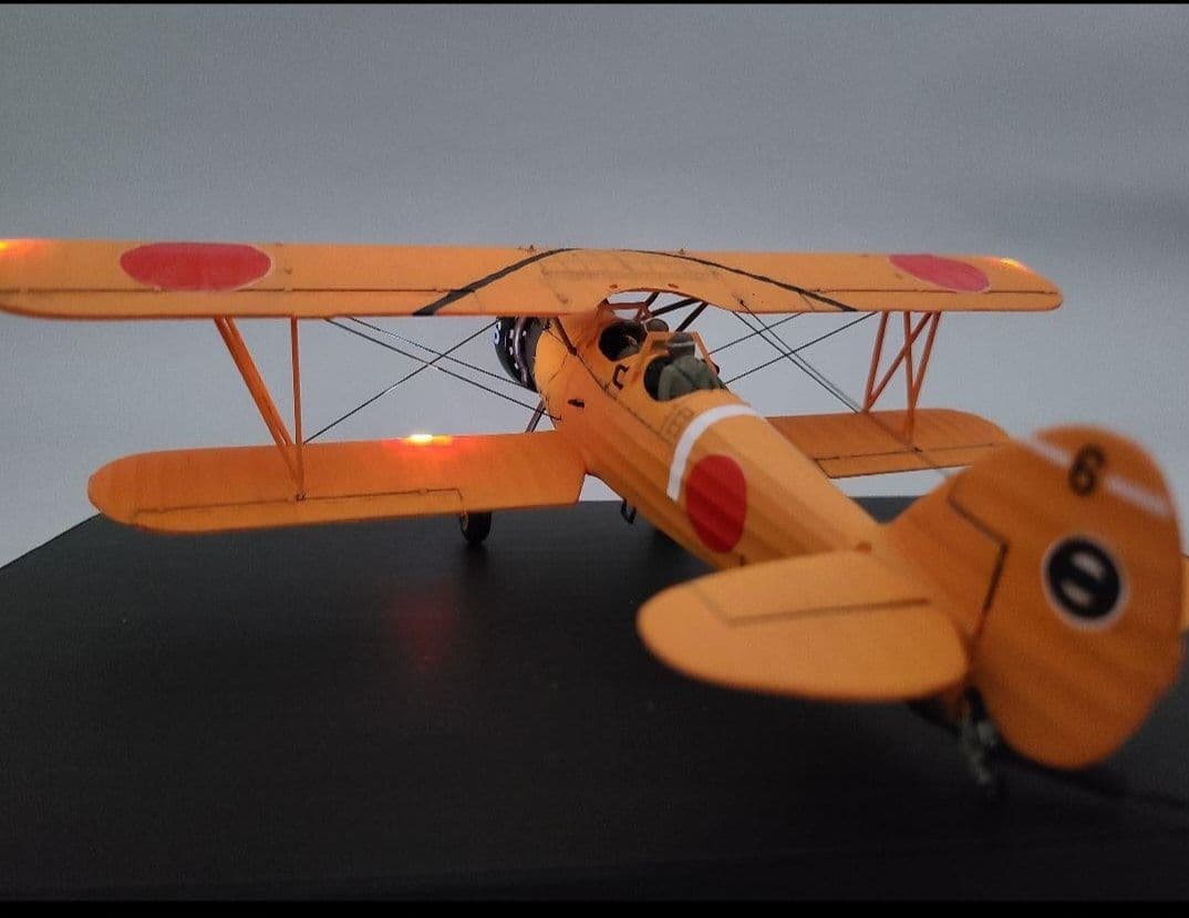 tomoya様専用 九五式中間練習機(赤とんぼ)リアルモーターライズ完成品