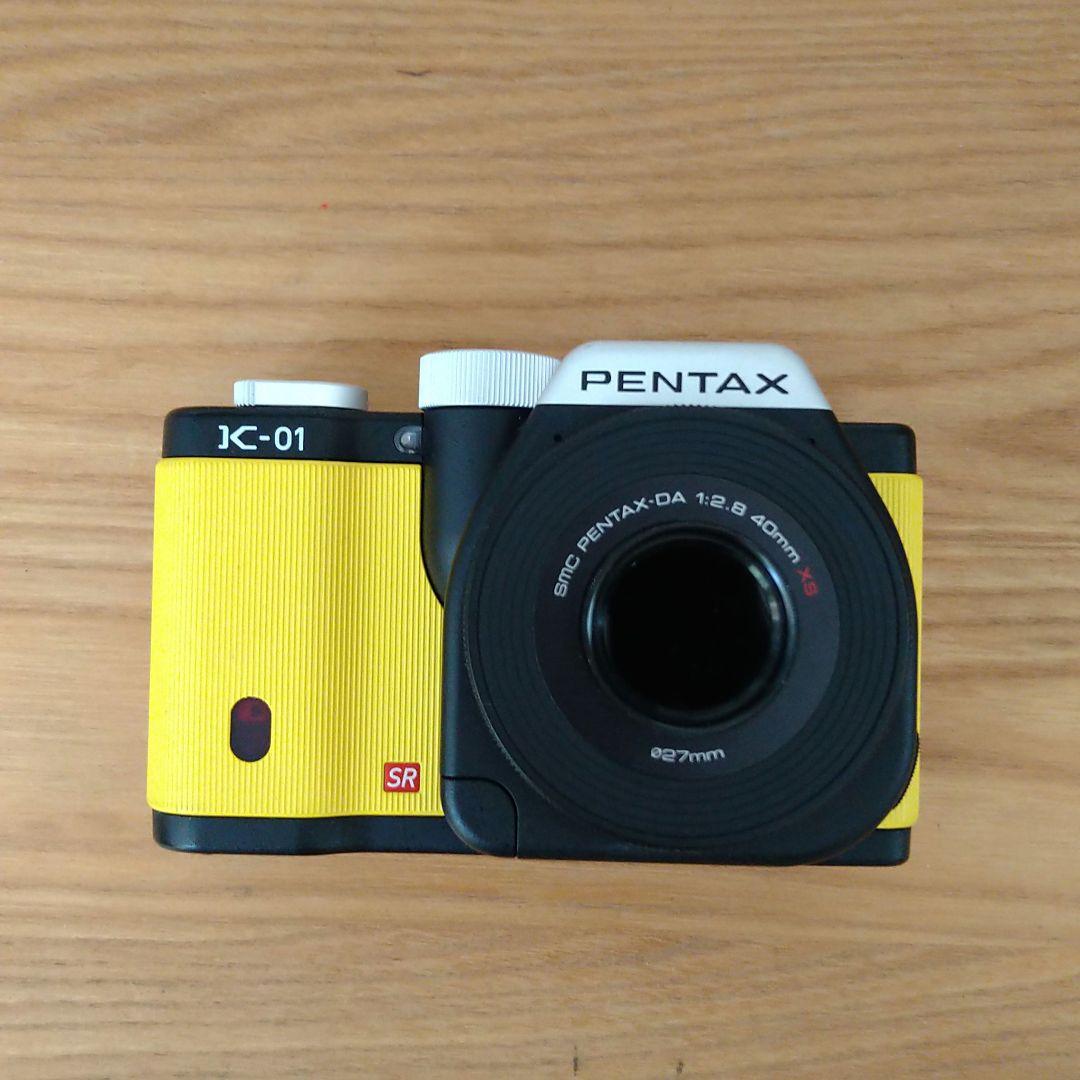PENTAX K-01 レンズキット 黄色ペンタックス PENTAX K-01 ズームレンズ