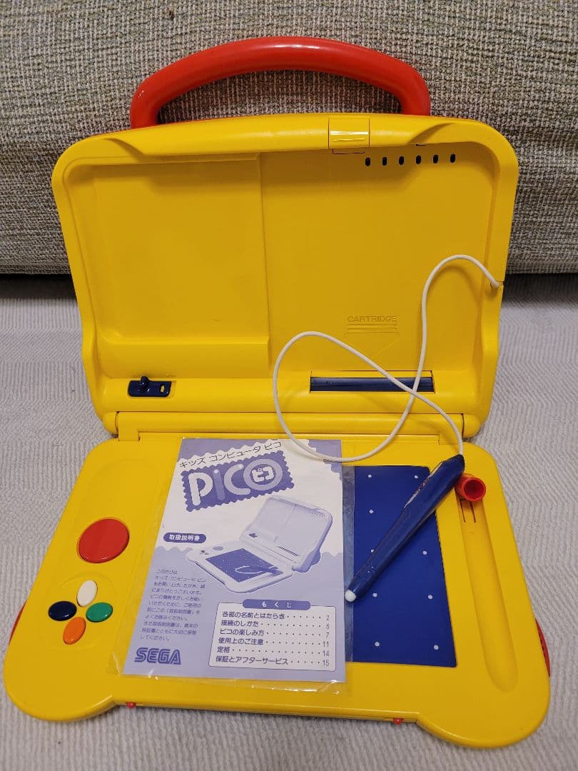 動作確認済】PICO ピコ本体 ソフト6本セット レトロゲーム