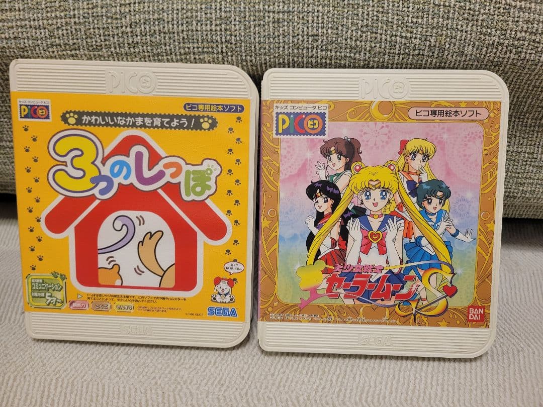 動作確認済】PICO ピコ本体 ソフト6本セット レトロゲーム