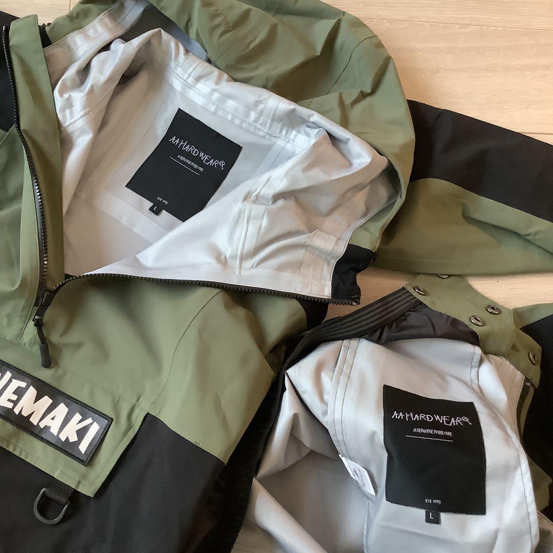 043 YUKI NEMAKI スノーボードウエアーセットアップL上下セット