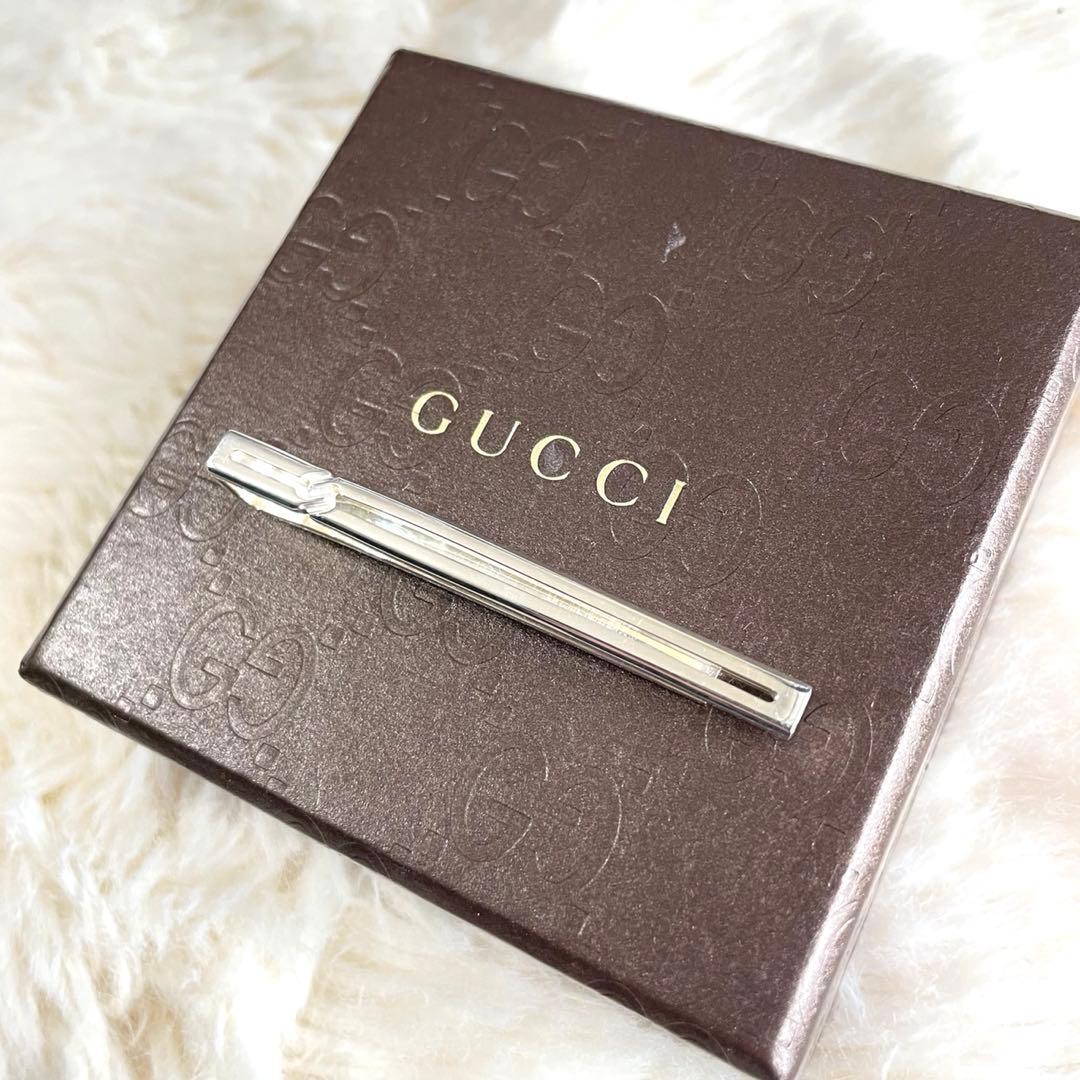♡極美品♡レア♡GUCCI グッチ クロス ノット インフィニティ ネクタイ