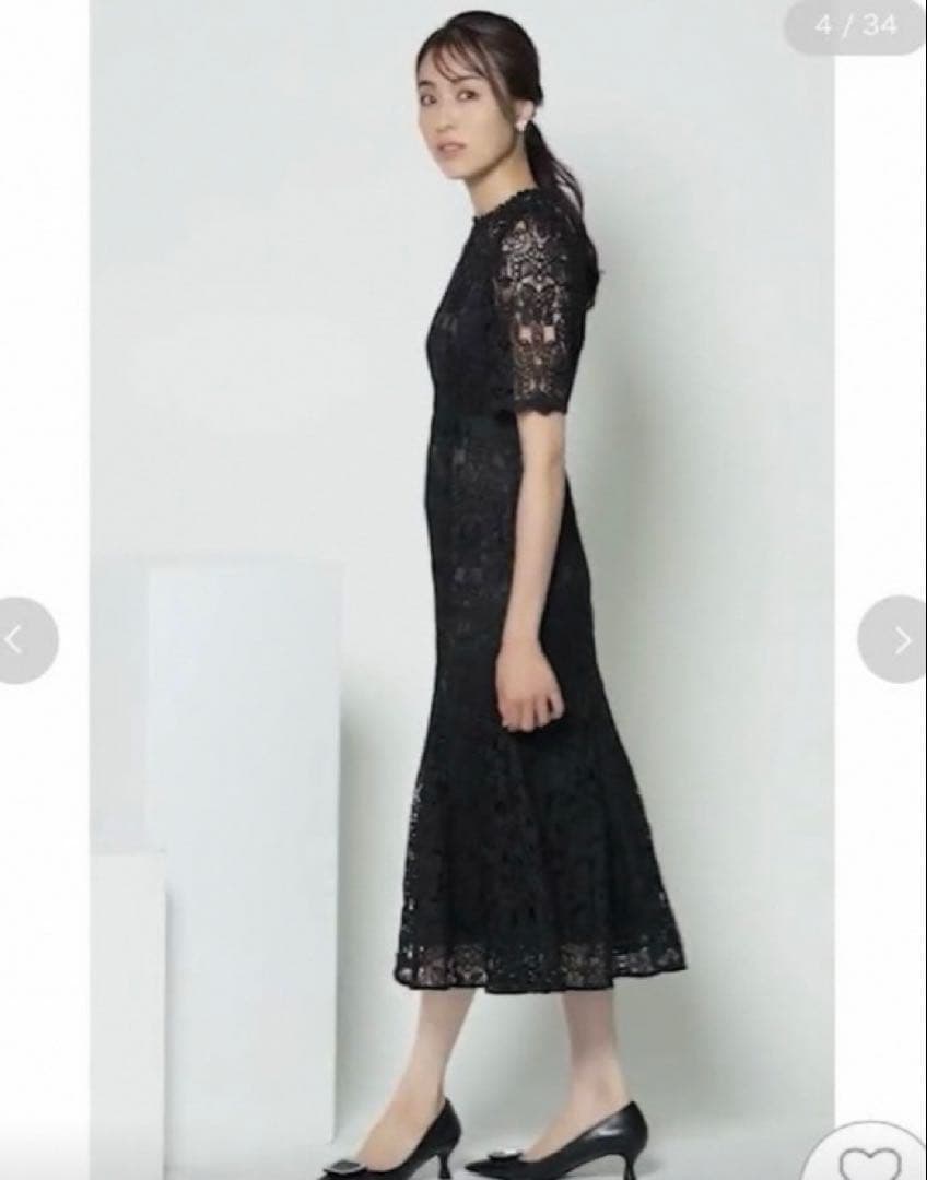 美品CELFORDセルフォードレースマーメイドワンピース佳子様佳子さま