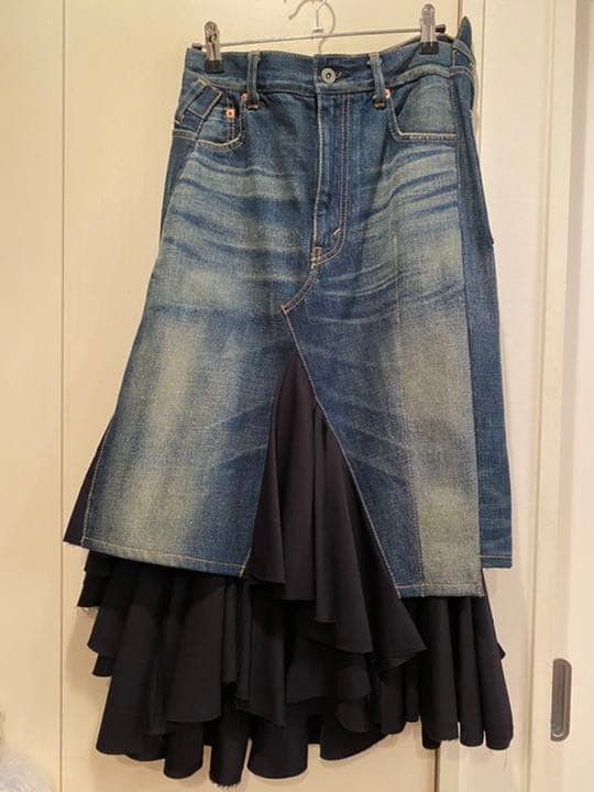 ジュンヤワタナベコムデギャルソンデニム 再構築スカート - メルカリ