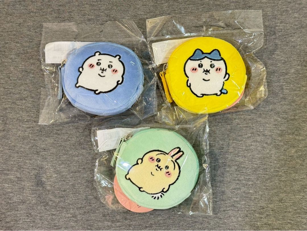 台湾限定 ちいかわ ぽっちゃり セブン ポーチ ちいかわ ハチワレ うさぎ 3点 ちいかわ 台湾限定 ぽっちゃり セブン ポーチ ちいかわ ハチワレ
