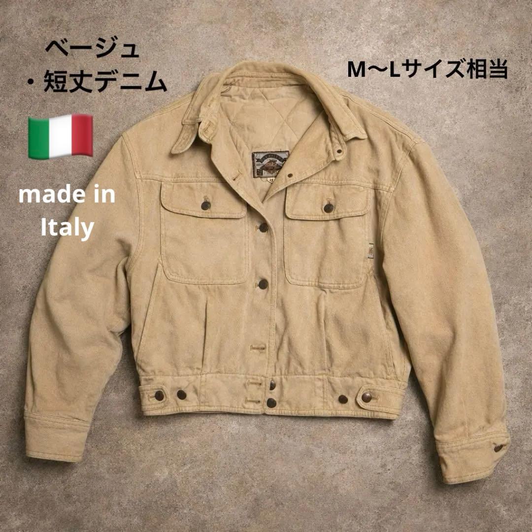 【希少】イタリア製 OAKS by FERRE ベージュ デニムジャケット短丈 2026年最新】Oaks by ferreの人気アイテム - メルカリ