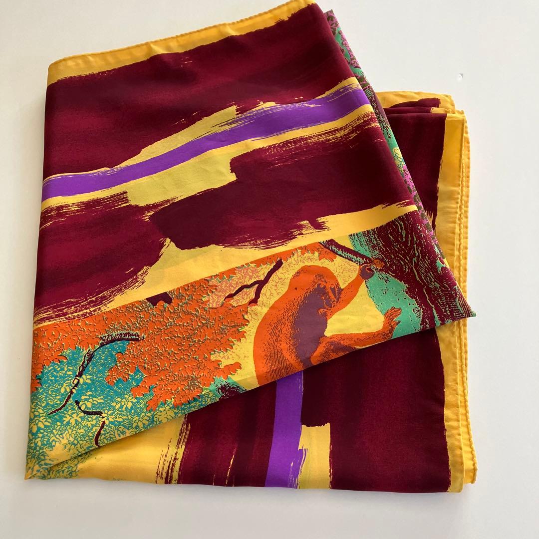 蛹様専用 ISSEY MIYAKE / 横尾忠則 シルクスカーフ