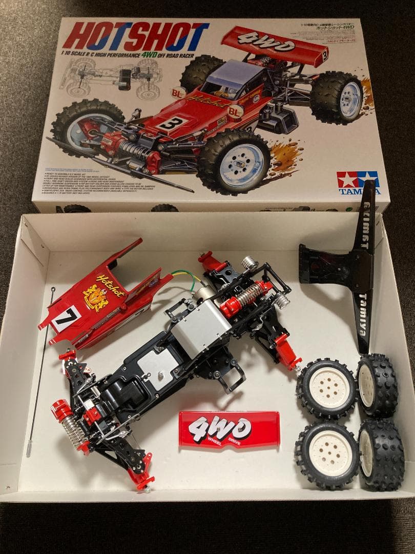 タミヤ　HOT SHOT(ホットショット)　未走行 タミヤ 電動RCカーシリーズ 1/10RC ホットショット (2007) | タミヤ