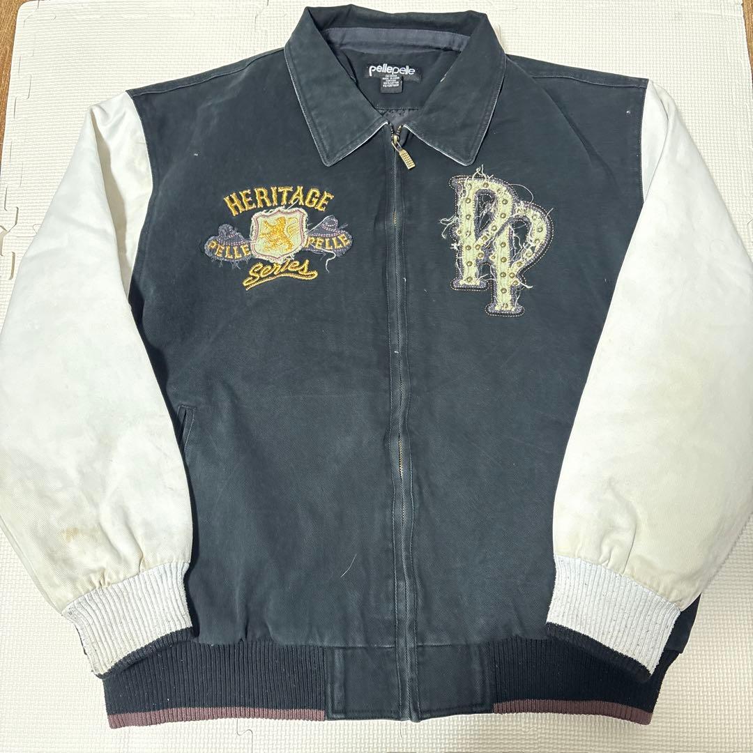 00s pellepelle ペレペレ ジャケット スタジャン アウター 刺繍