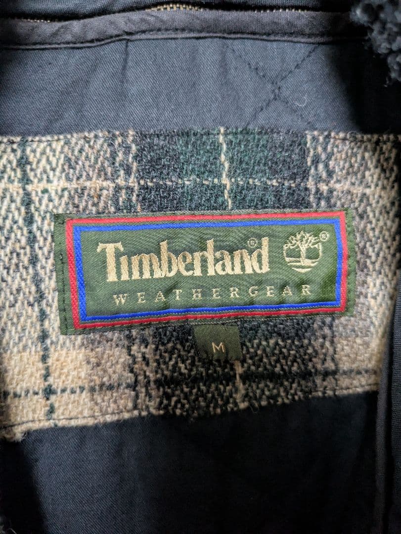 Timberland オンブレチェック ウール モッズコート 90s - メルカリ