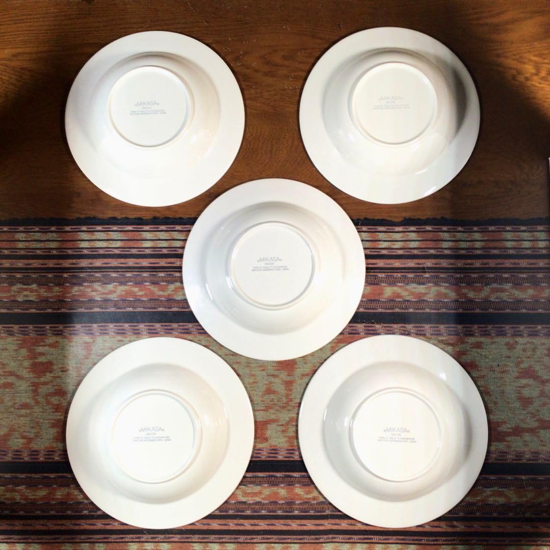 プレうー特価』 MIKASA ミカサ パスタ・カレー・スープ皿 5枚 - メルカリ