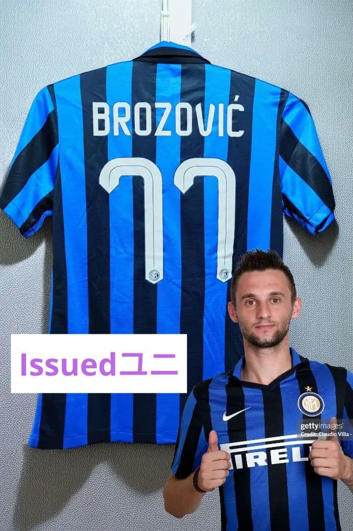 インテル ブロゾヴィッチ　issued ユニ 2015/16 インテル ブロゾヴィッチ issued ユニ 2015/16 - メルカリ