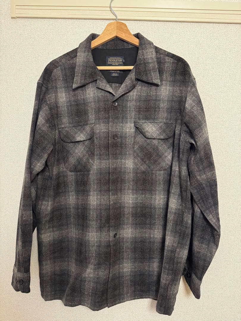 PENDLETON グレー系 ネルシャツ オープンカラー・シャツ - SLATE/GRAY – PENDLETON WOOLEN MILLS JAPAN