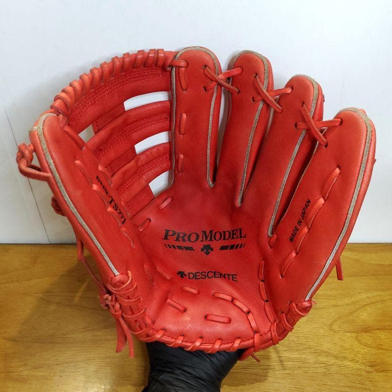 デサント 日本製 新庄剛志モデル シルエットデザイン 外野用 軟式