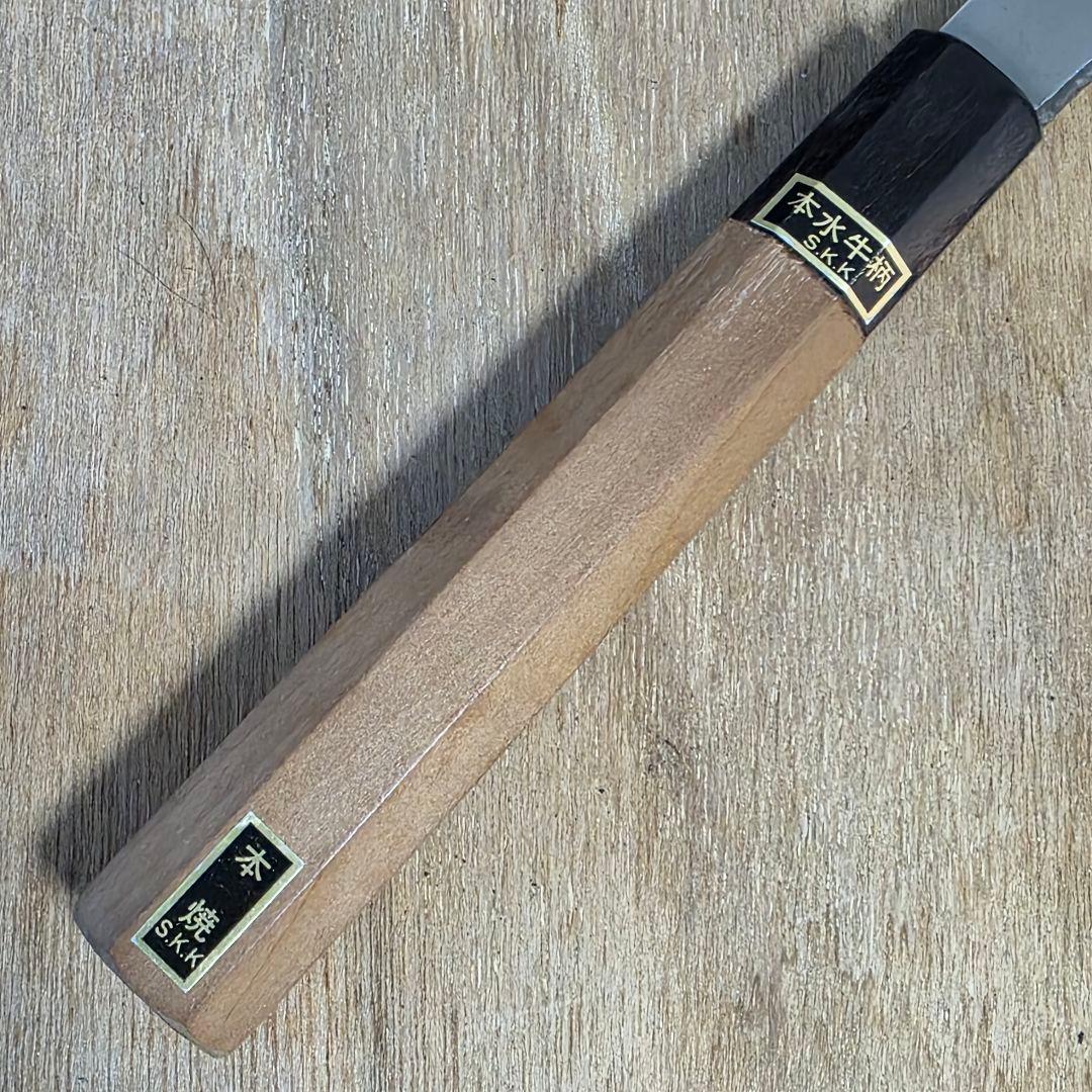 堺菊守 本焼 柳刃包丁 モリブデン 木製ハンドル - メルカリ