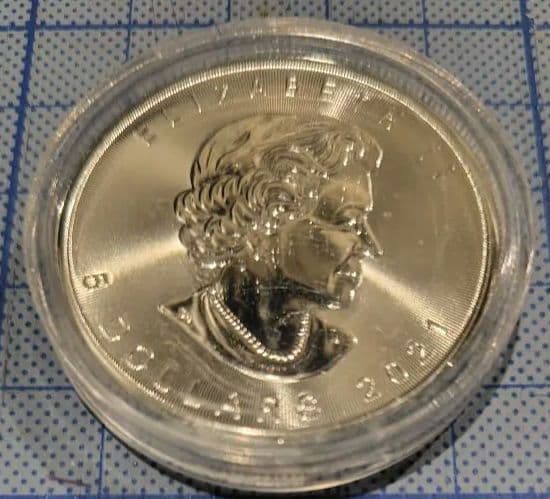 t*o様 メープルリーフ銀貨/新品2021年/1枚13000円/保護ケース