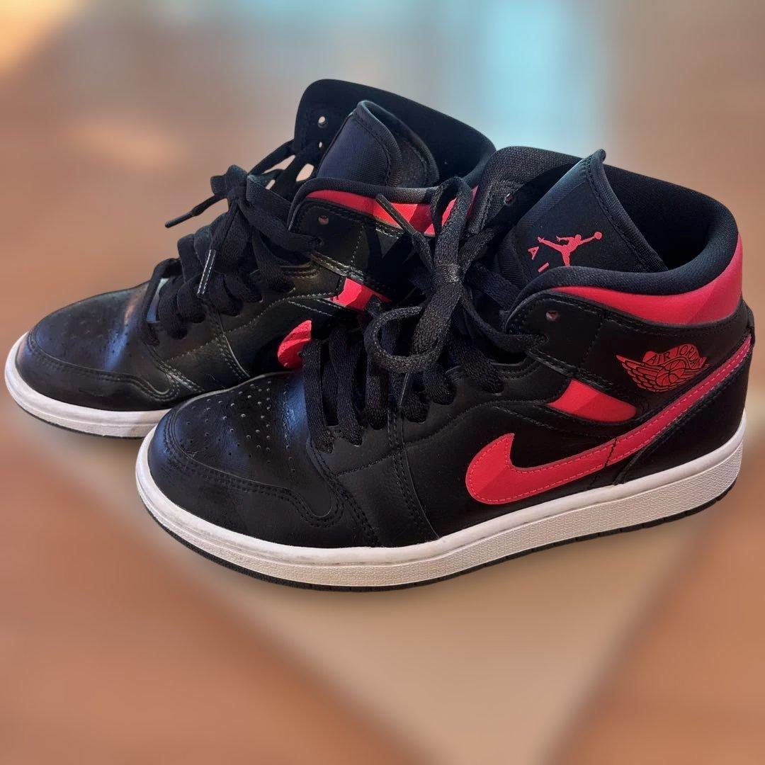 な*さ様 NIKE AIR JORDAN1 エアジョーダン1赤黒 ハイカット 2 エア ジョーダン 1 NIKE AIR JORDAN RETRO HI OG PATENT BRED black