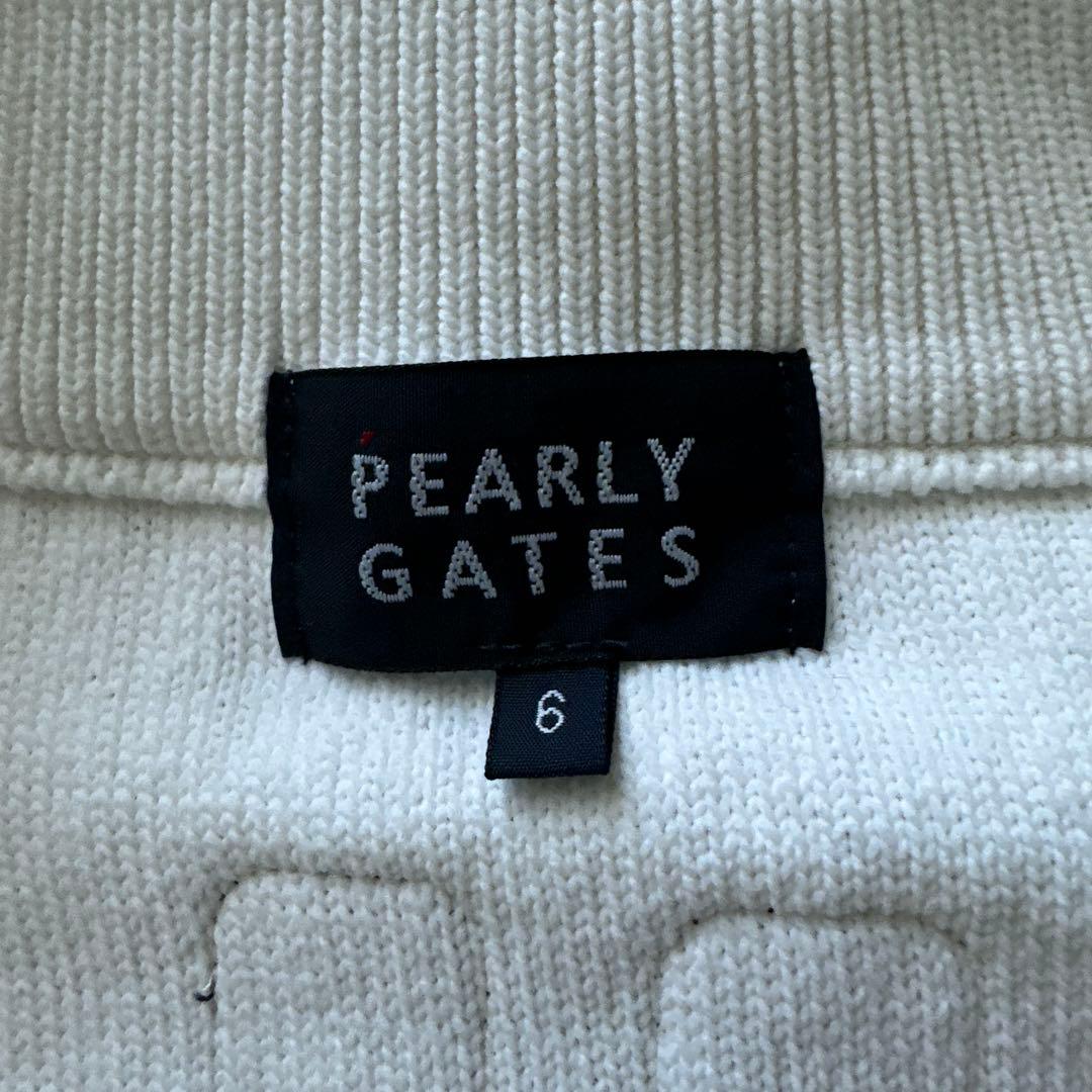 美品❣️PEARLY GATES ホワイト ジップアップジャケット XLサイズ
