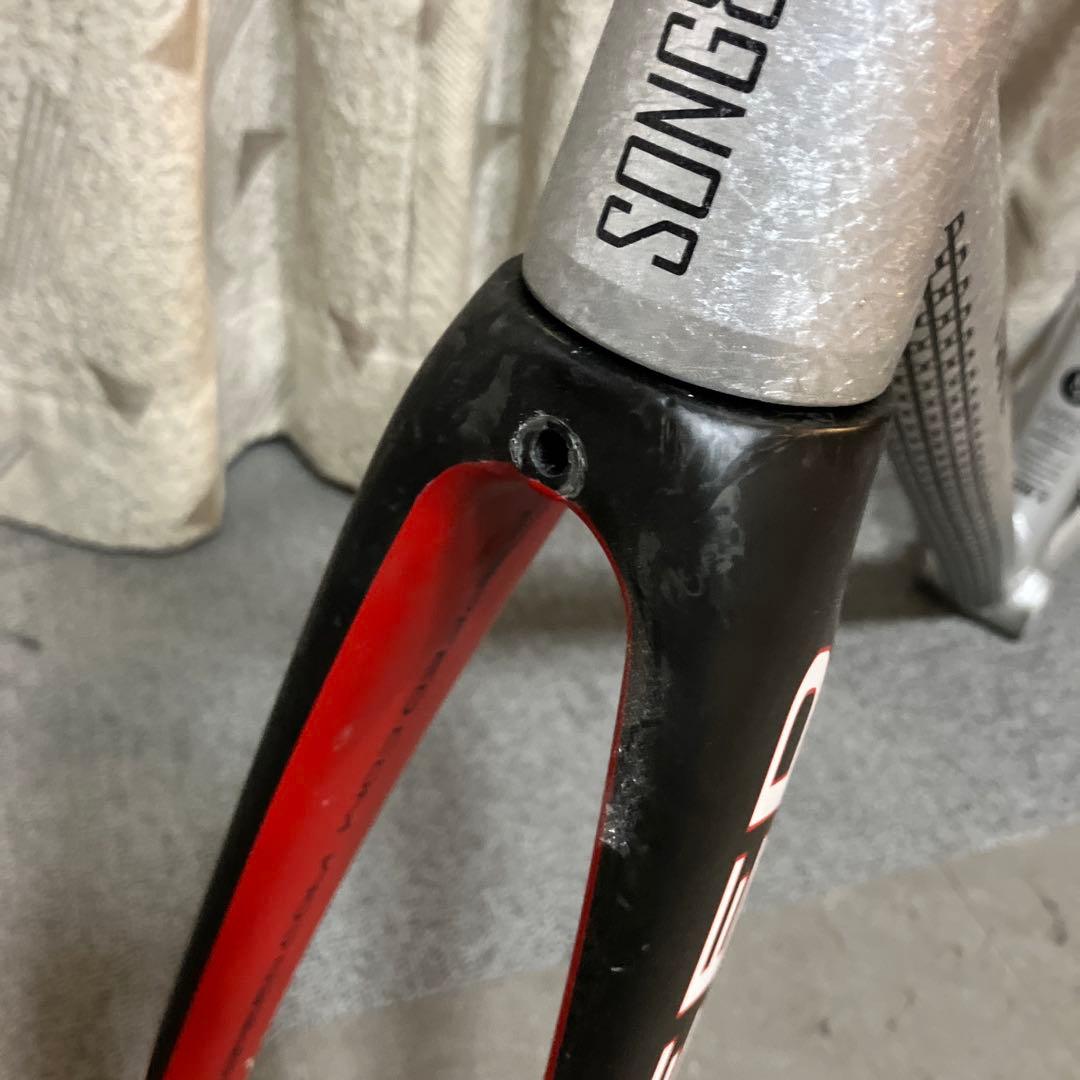 お値下げ！シングルスピードバイク ピスト フレームセット 中古品