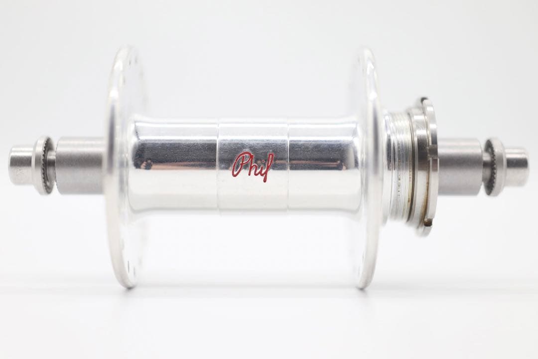 PHILWOOD track hub 130mm フィルウッド ハブ ブルーラグ PHILWOOD* Pro high flange track hub rear (silver) - BLUE LUG