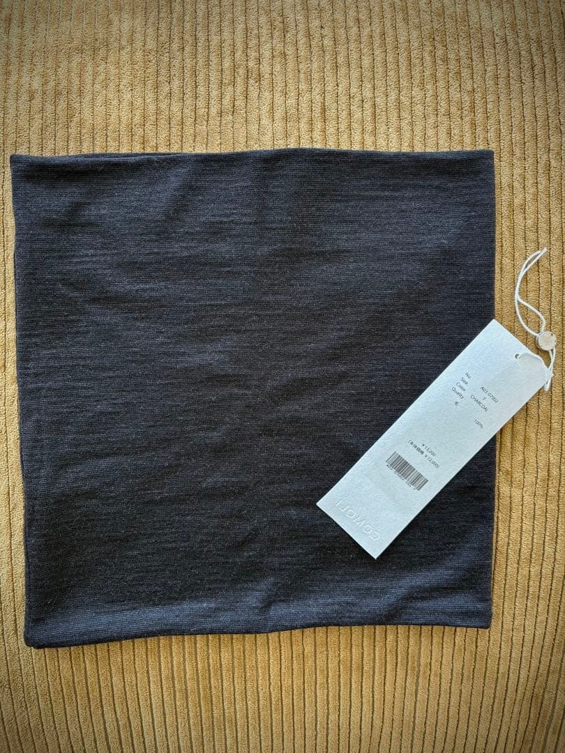 COMOLI 24AW ウール天竺　ネックウォーマー COMOLI (コモリ) ウール天竺 ネックウォーマー