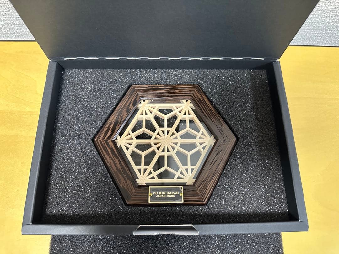 新品•未使用】FU-RIN KAZAN ヘキサコースター ウエンジ×桜