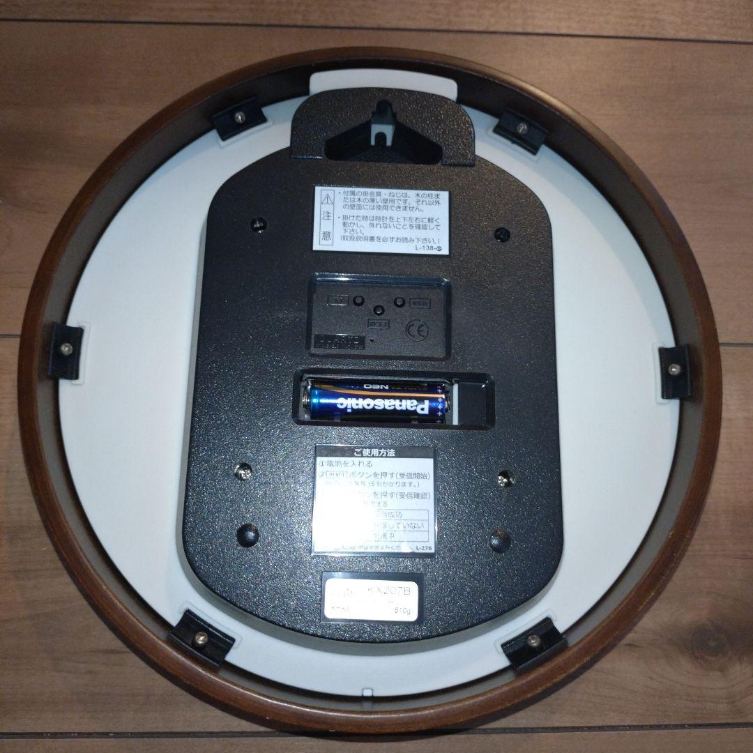セイコー 掛時計 電波 濃茶 KX207B - メルカリ