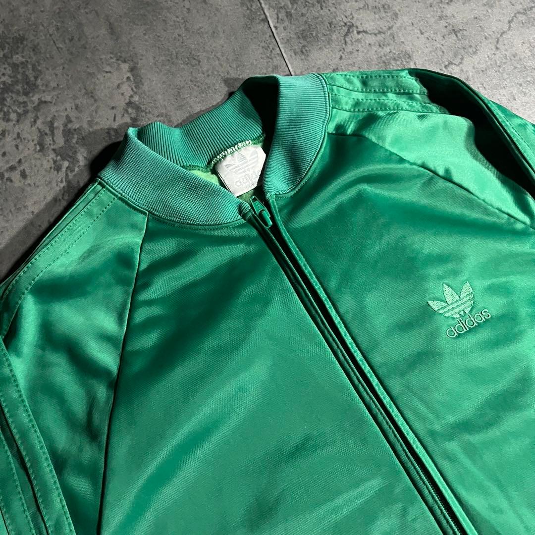 adidas 80s USA製 ATP トラック ジャケット ラグラン グリーン
