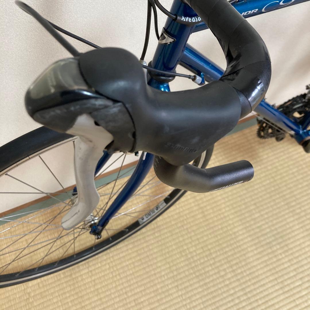 ANCHOR C9 シクロクロス クロモリ ブリヂストン 傷あり 実用車 青緑 自転車