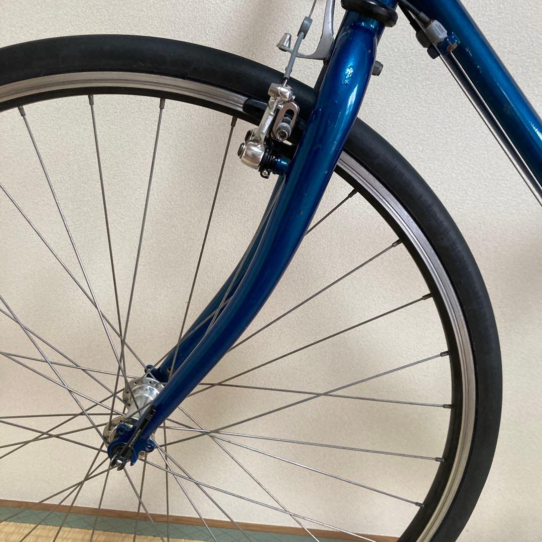 ANCHOR C9 シクロクロス クロモリ ブリヂストン 傷あり 実用車 青緑