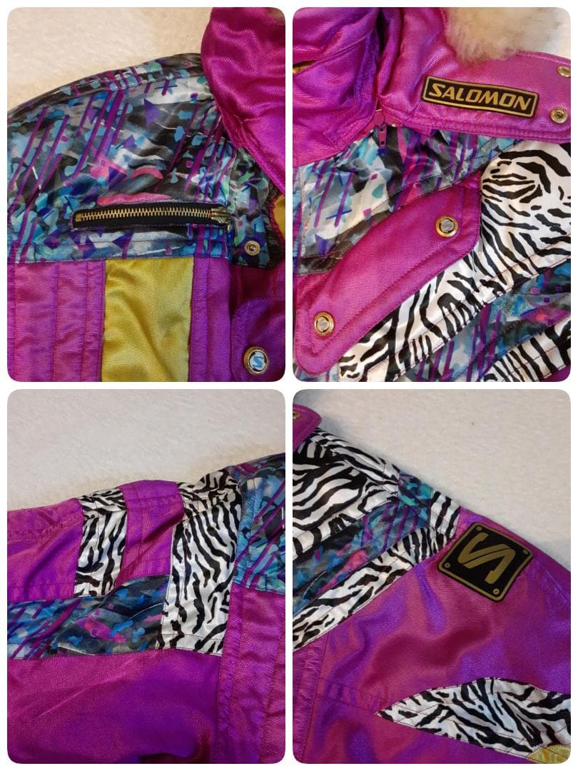 サロモン スキーウェア 上下 セットアップ M ヴィンテージ 90s - メルカリ