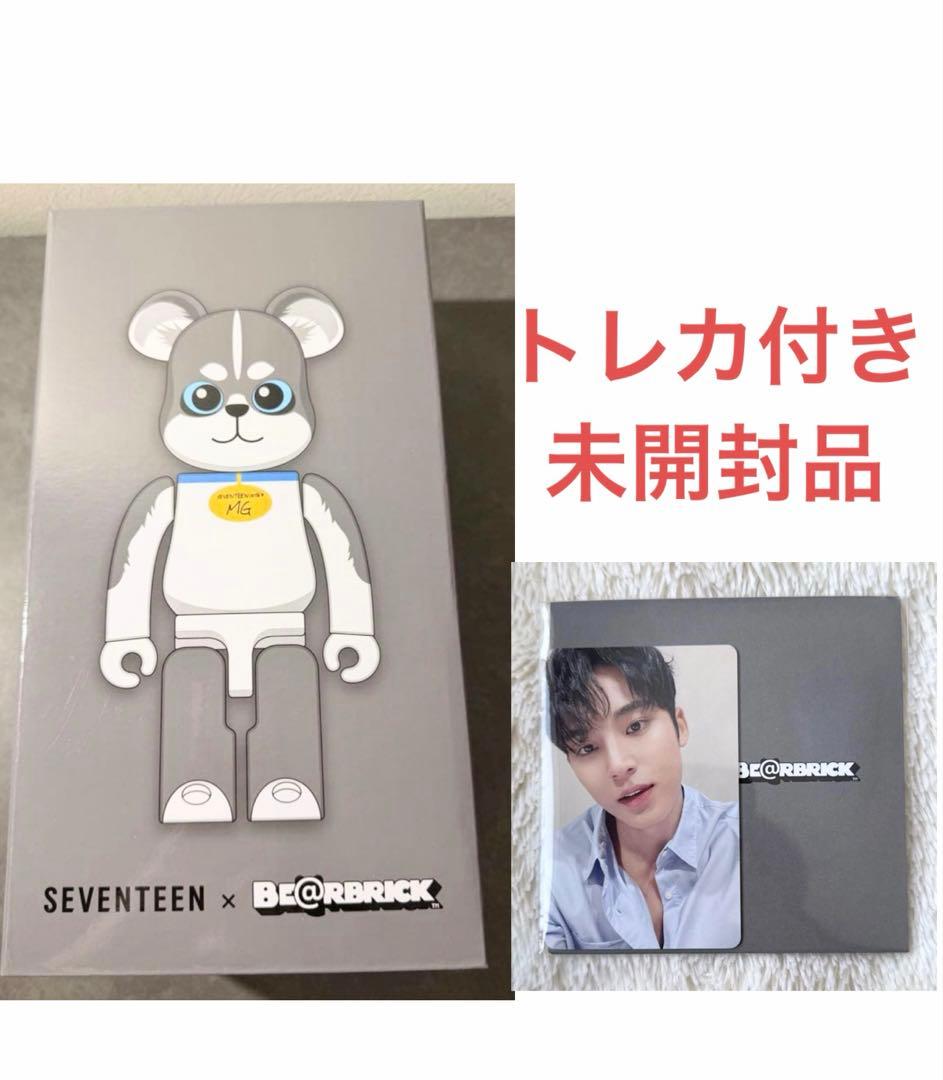 トレカ付 SEVENTEEN セブチBE@RBRICK 400% ミンギュ - メルカリ