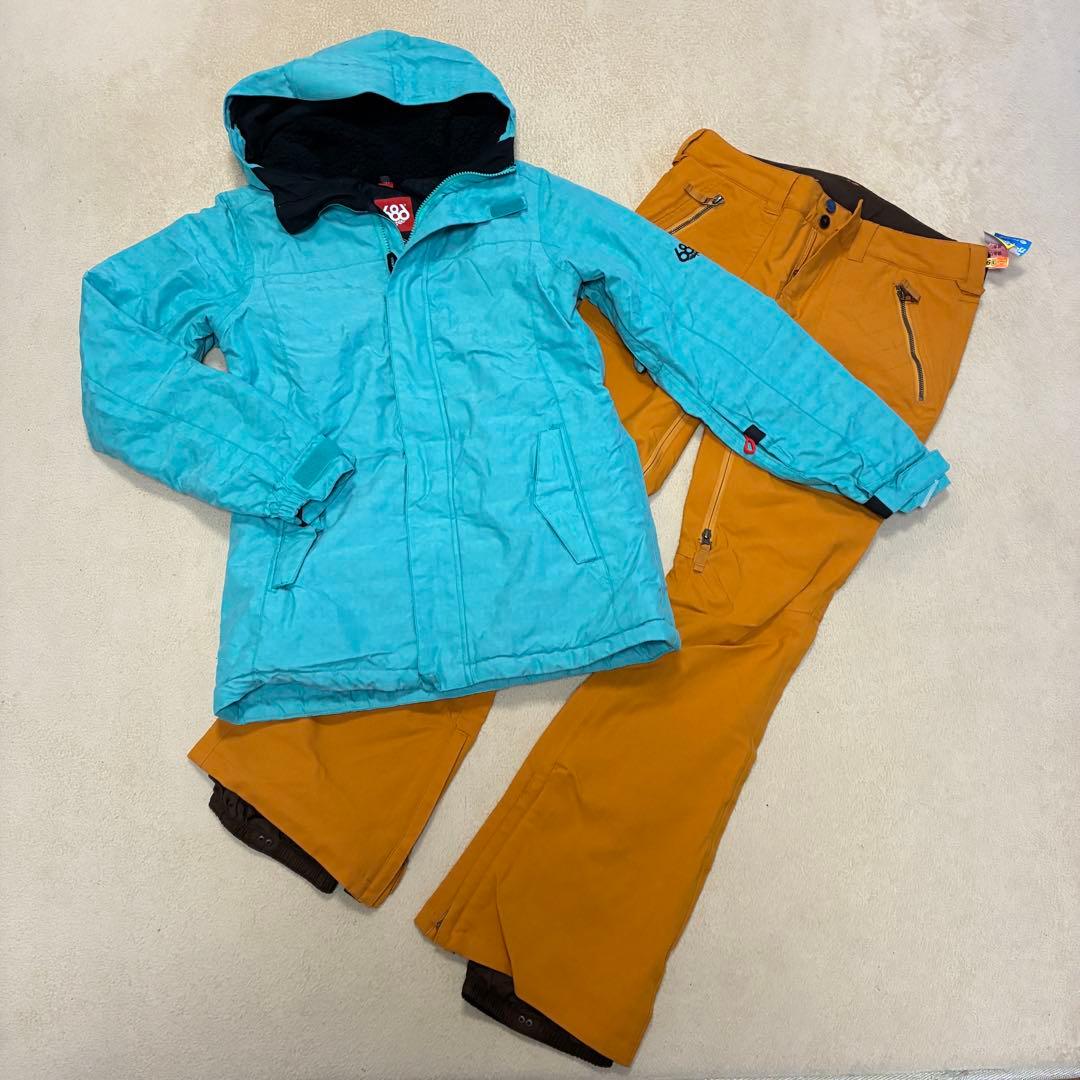 最 安値 でスポーツ - 686/Burtonスノーボードウェア上下セット M