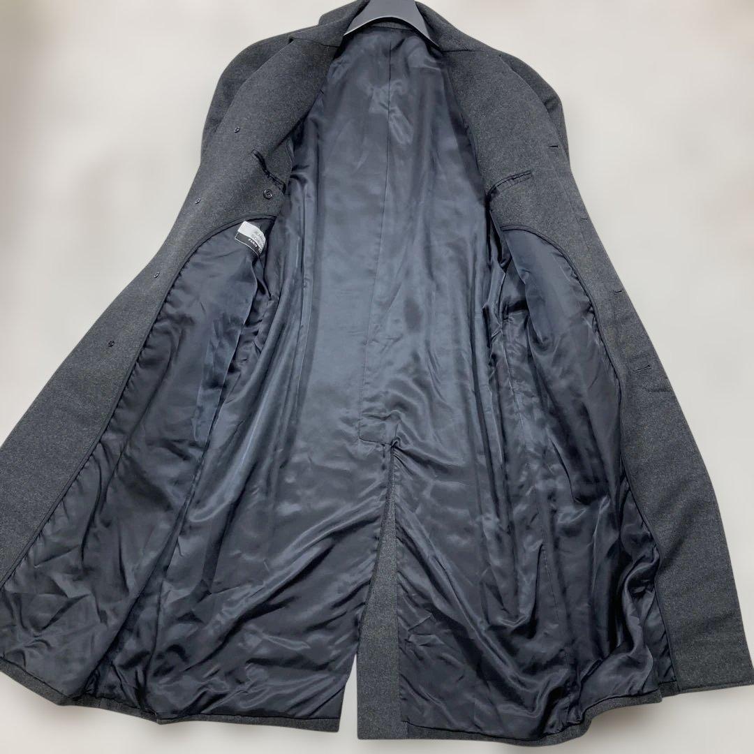 未使用級 ジャンルイシェレル ステンカラーコート カシミヤ100 マキシ