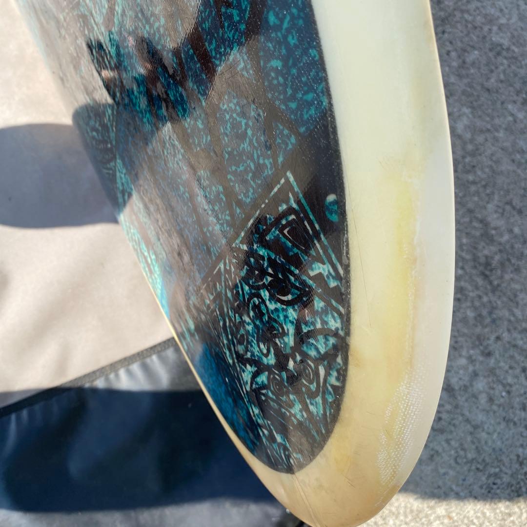 ロングボードRobertAugustマークマーティンソン9.6フィートリペア済