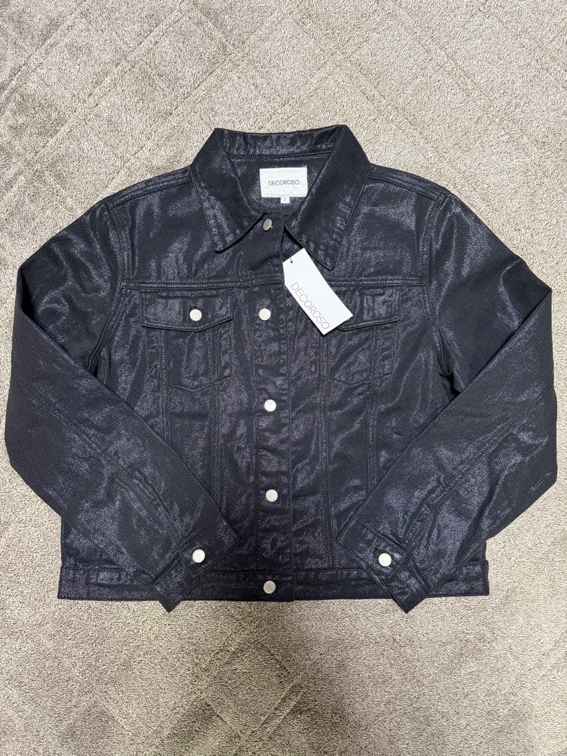 DECOROSO コーティングデニムジャケット ブラック サイズ02 MUSINSA公式 | DECOROSO ノックスデニムトラッカージャケット