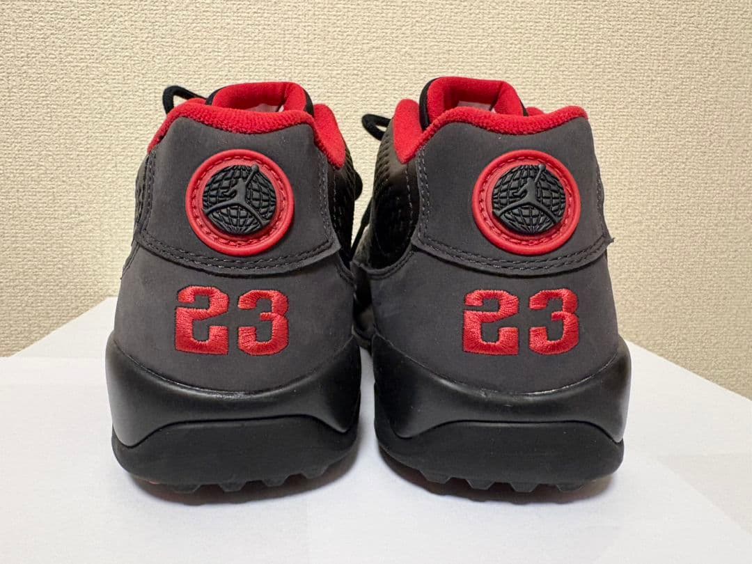 新品】AJ 9 G BLACK/DARK CHARCOAL-TRUE RED - メルカリ