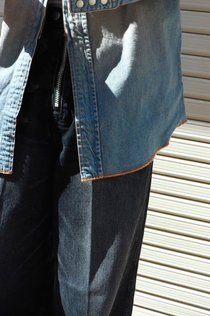 トップス MASU \"MASUBOYS\" WESTERN SHIRT OVER DYE