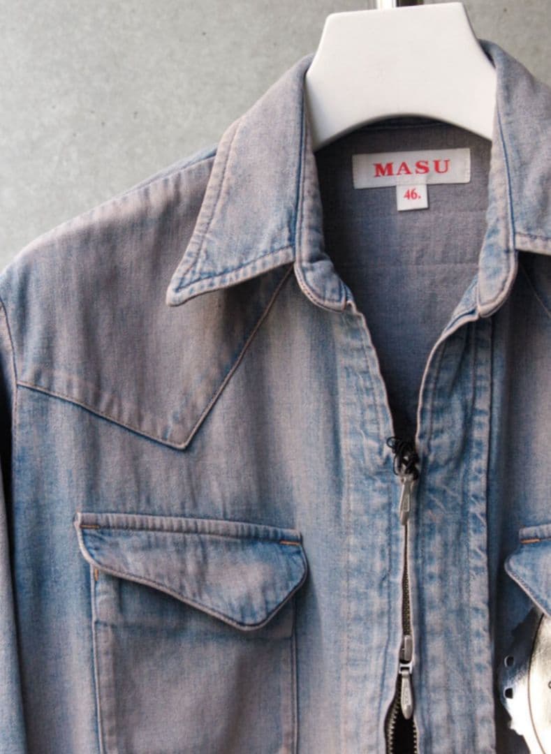トップス MASU \"MASUBOYS\" WESTERN SHIRT OVER DYE